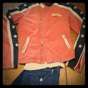 🔥VTG Motorcycle Racing Jacket sz 4